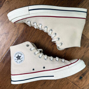 NWOB Converse Chuck Taylor All Star 70 Hi 162053C Parchment 7.5(M) 9.5(W)
